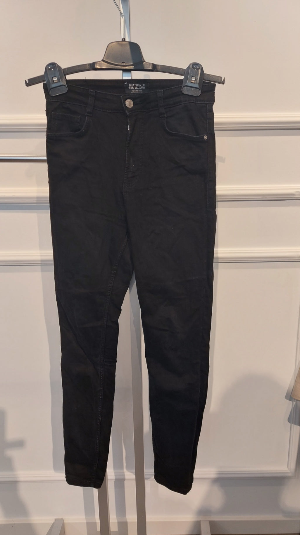 38 Zara Hose Schwarz