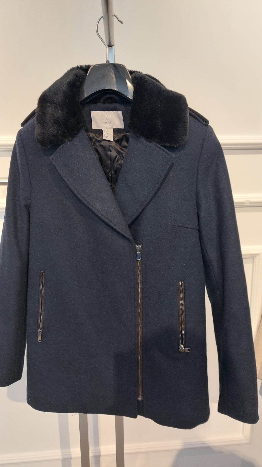 34 H&M Jacke Dunkelblau