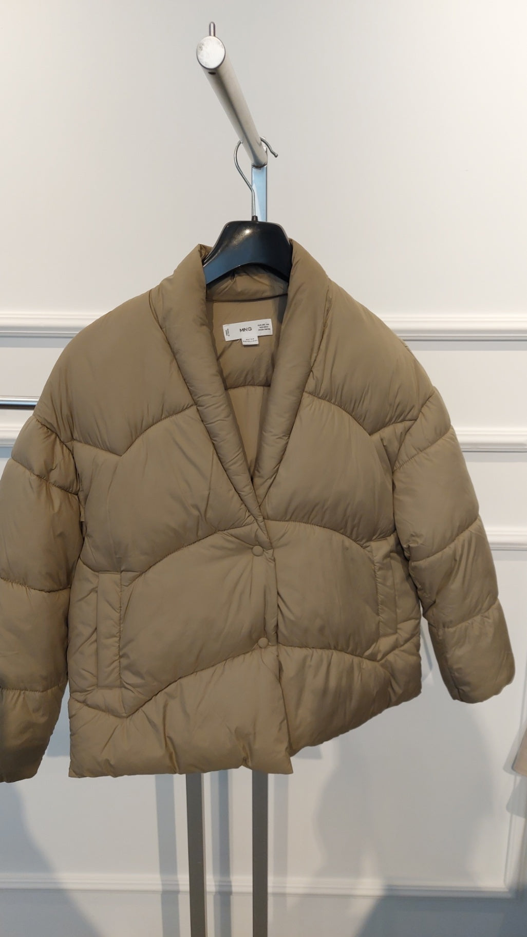 XXS Mango Daunenjacke Beige