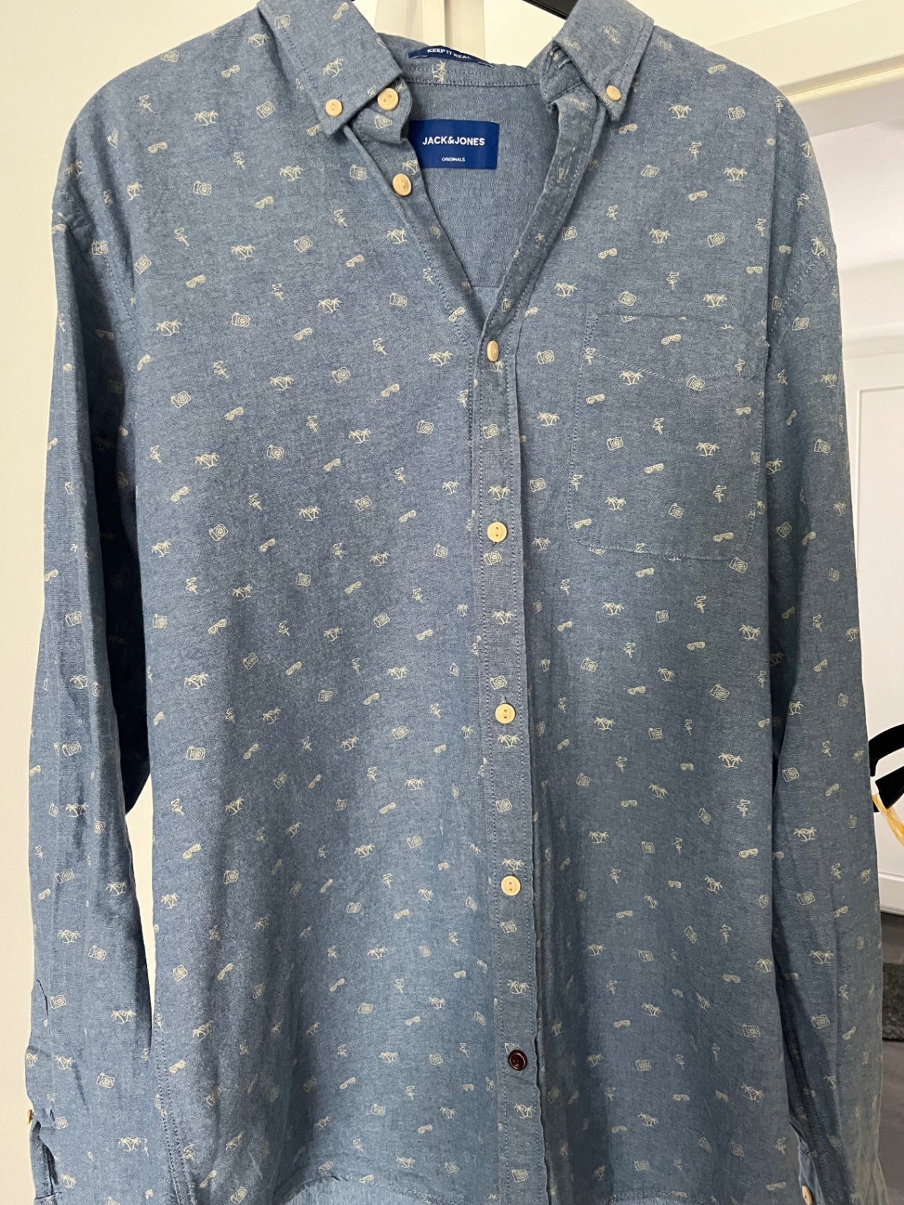 Jack & Jones Hemd Blau