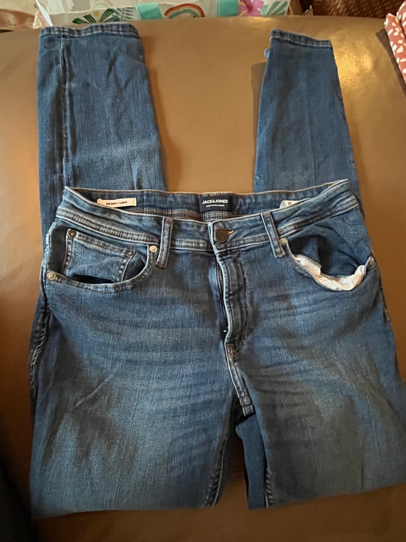Jack & Jones skinny Jeans Blau