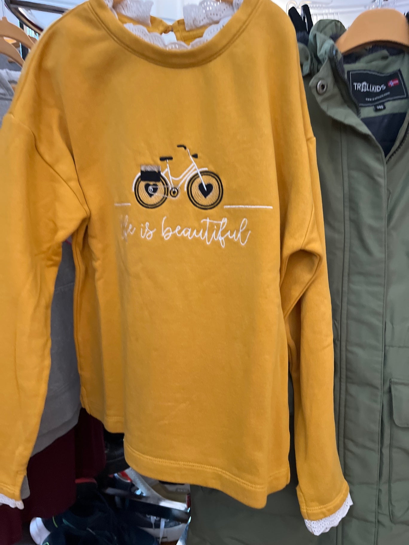 Okaidi Sweatshirt Gelb