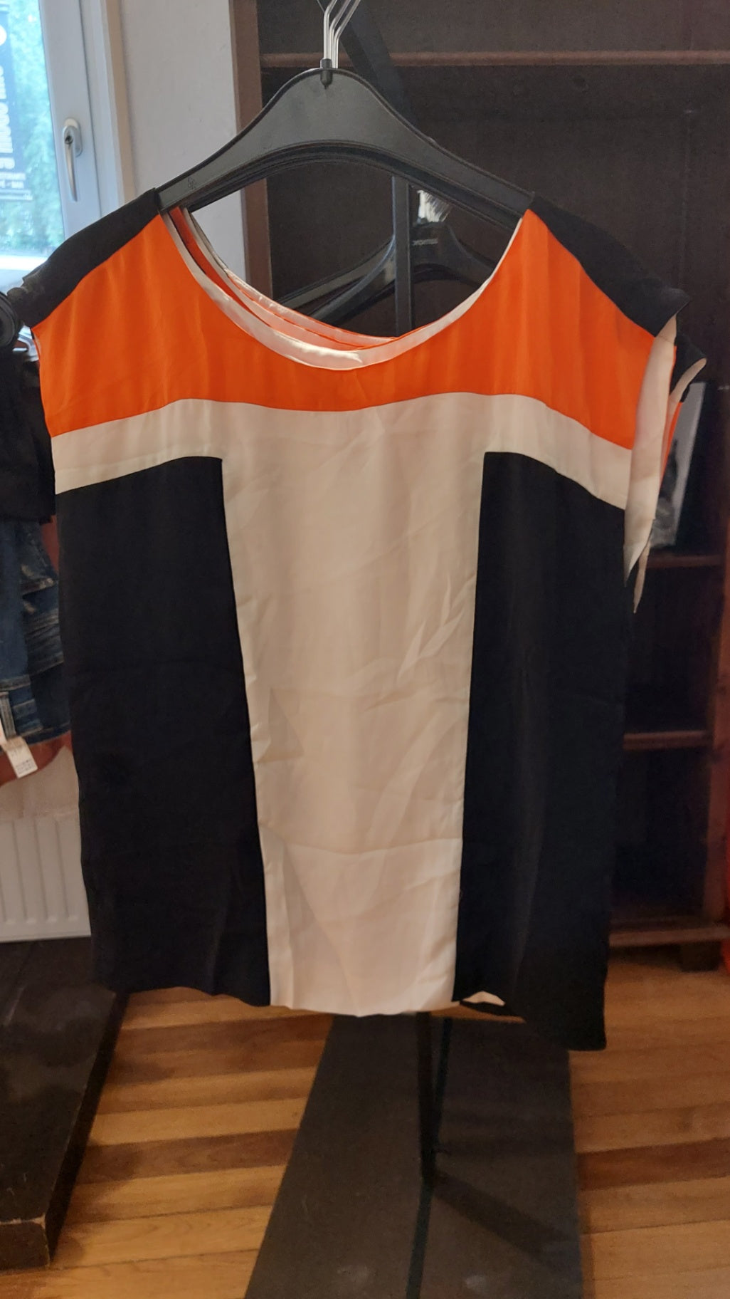 Vero Moda classic  Bluse Schwarz, Weiß, Orange