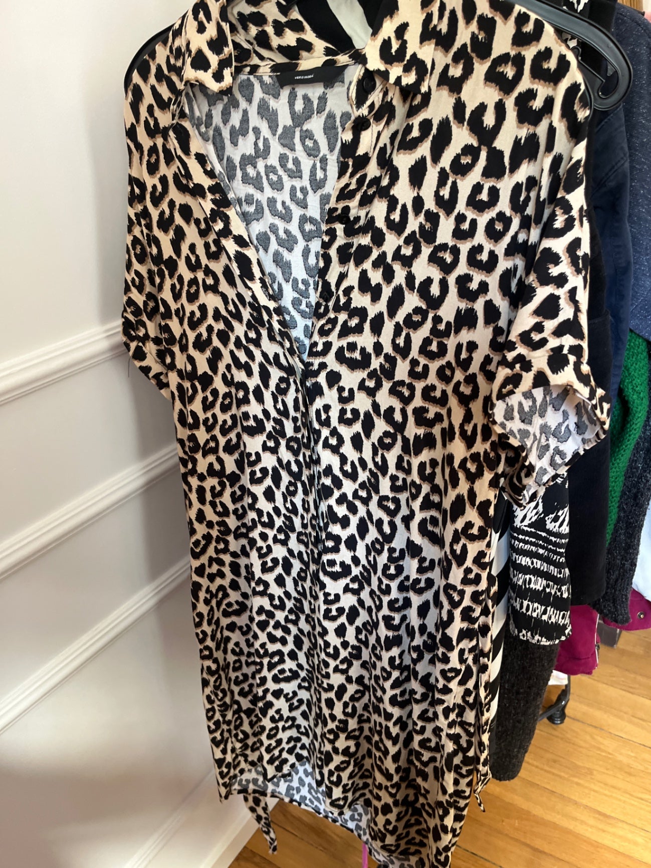 Vero Moda Kleid Leopardenmuster
