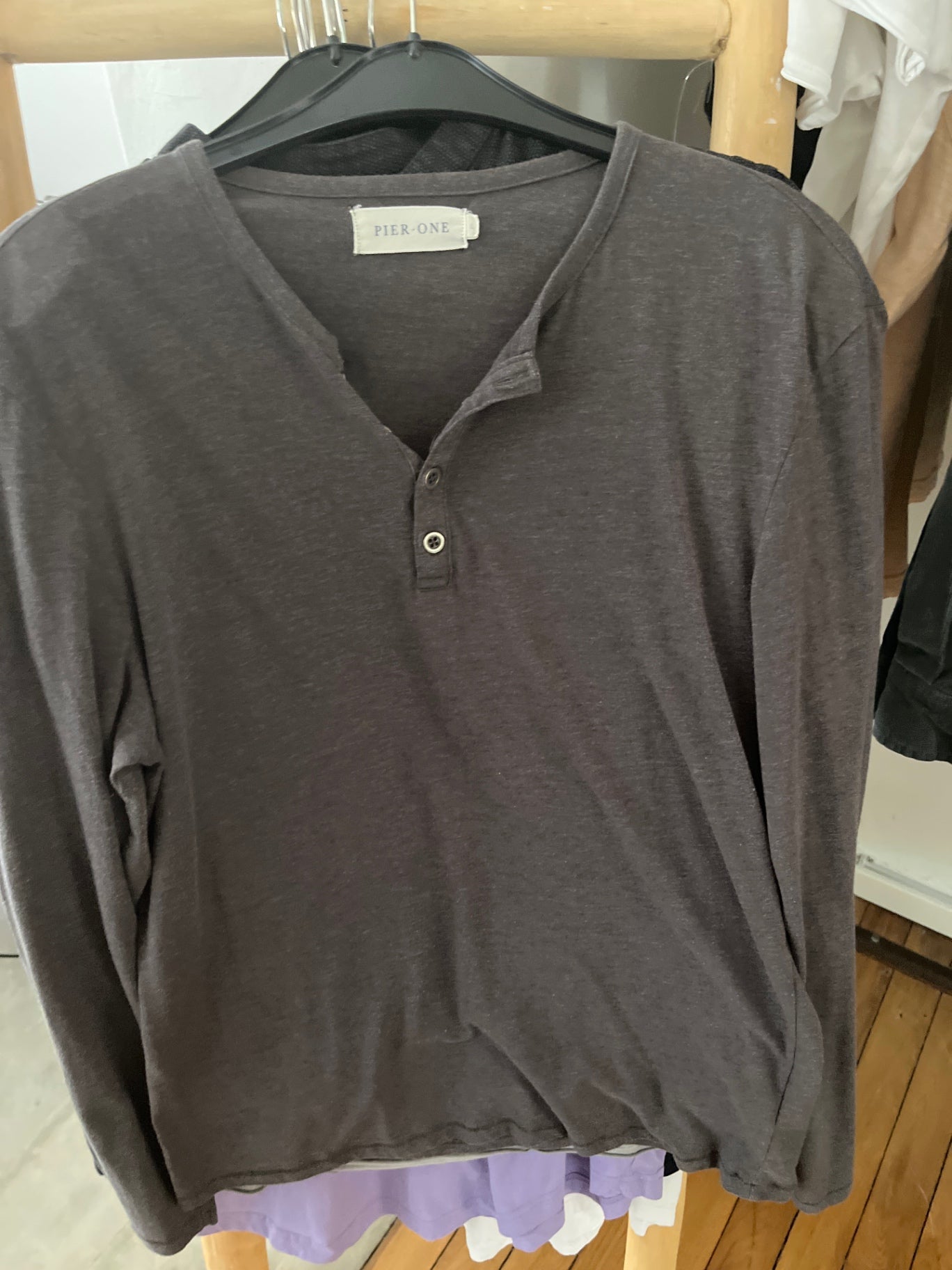 Pier One Langarmshirt Grau