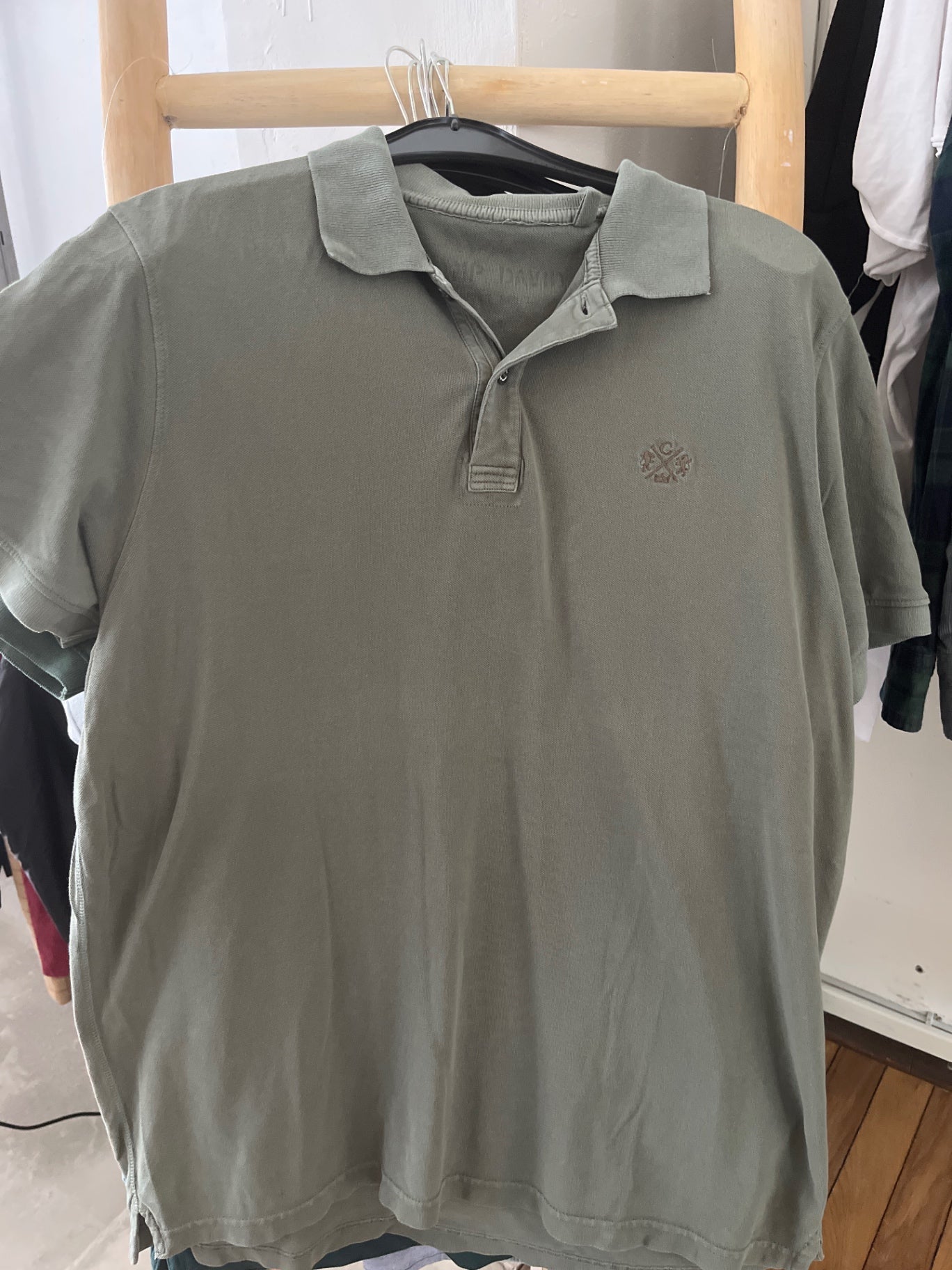 Camp David Polohemd Olivgrün