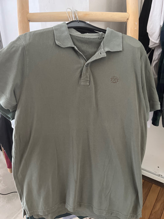 Camp David Polohemd Olivgrün