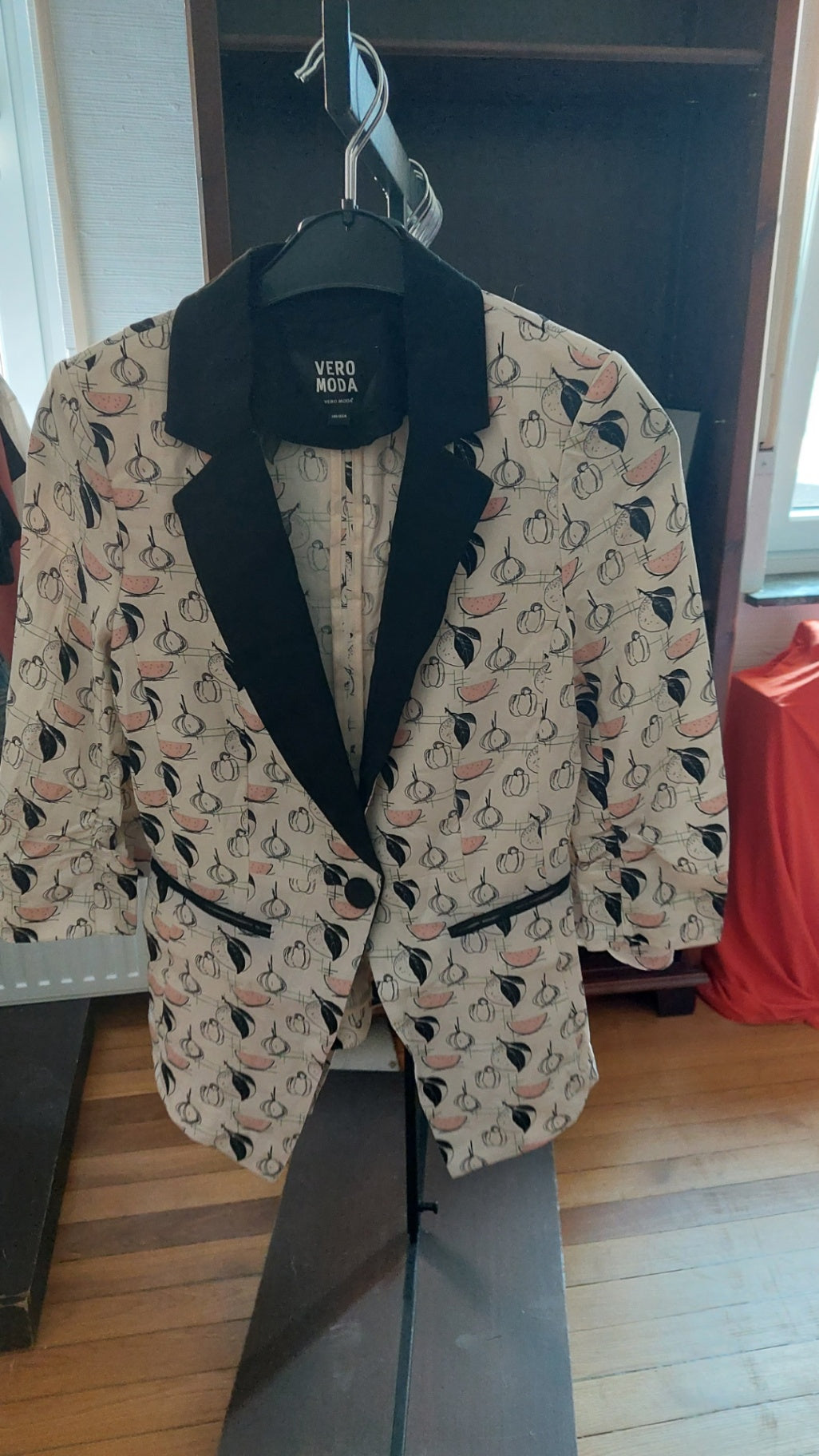 Vero Moda Blazer Mehrfarbig mit Obstmotiven