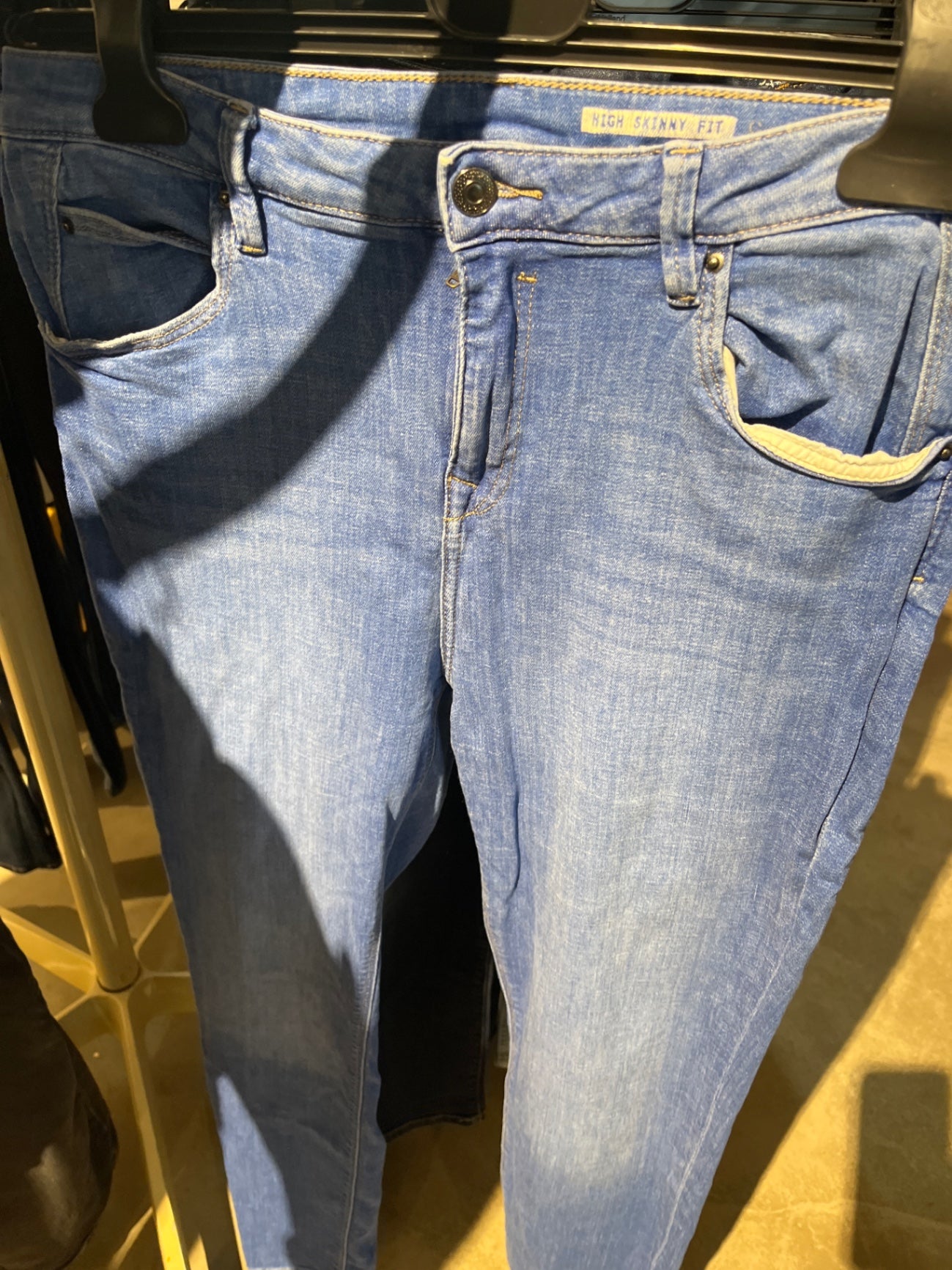 EDC high skinny fit Jeans Blau