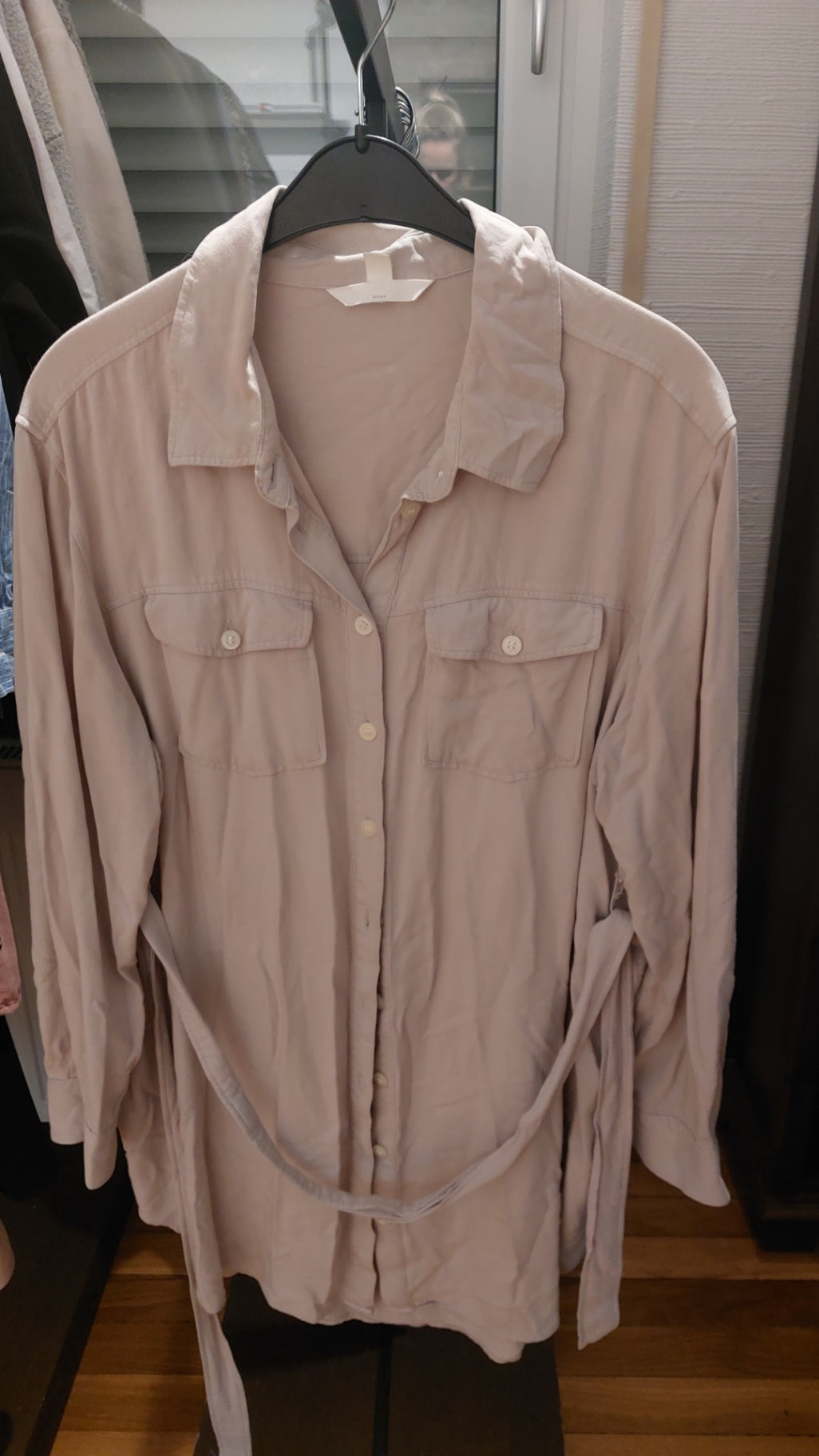 HM Mama Bluse/Kleid Beige