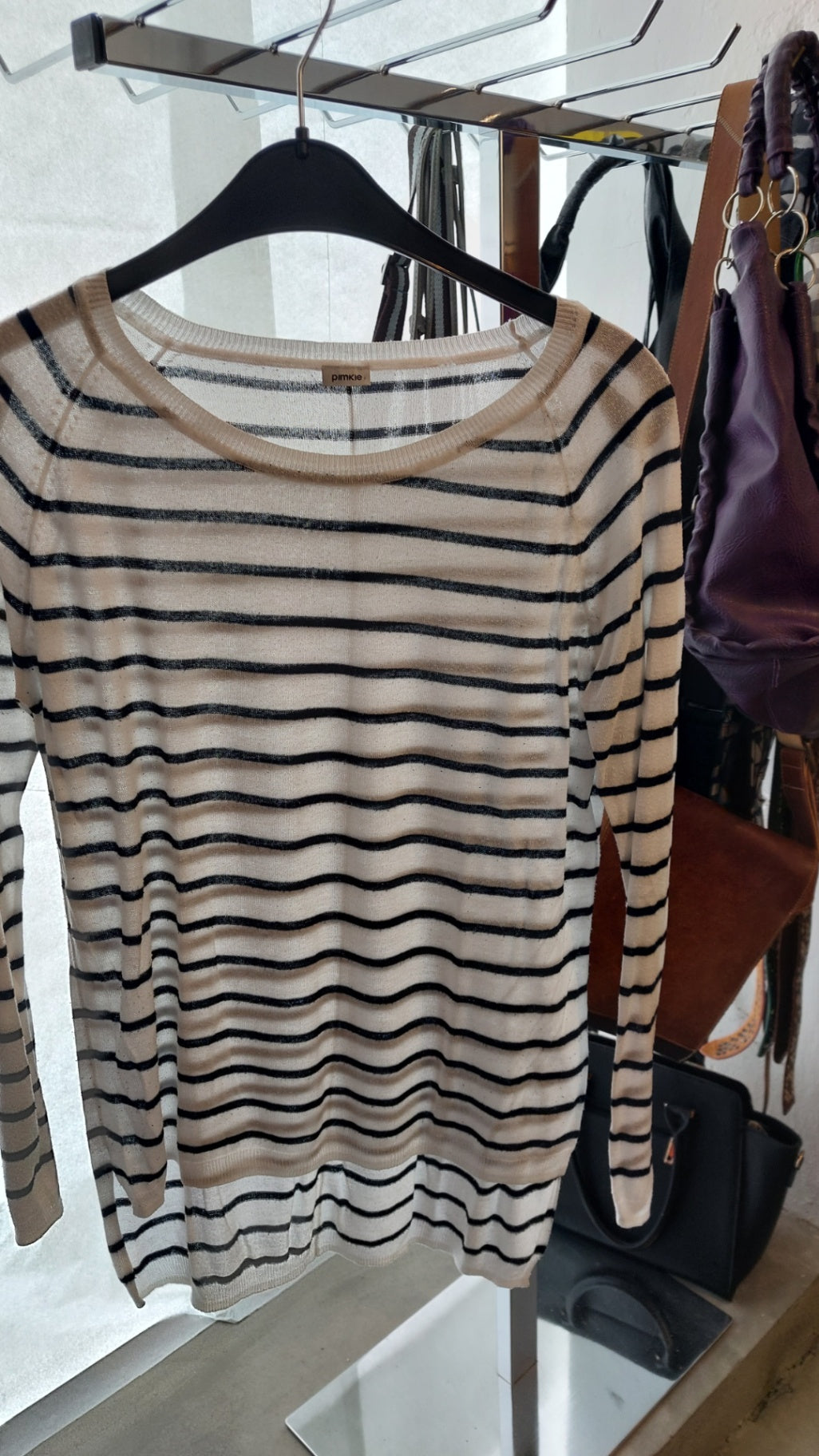 Pimkie Pullover Weiß und Schwarz