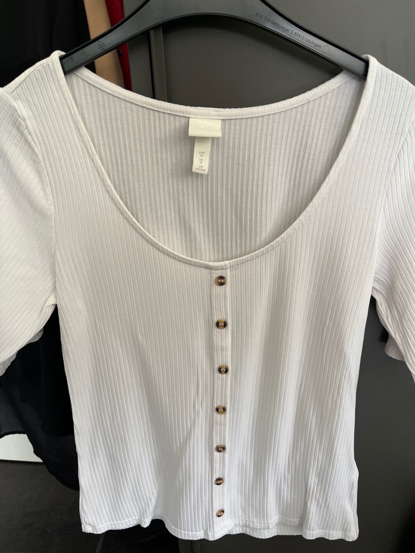H&M T-Shirt Weiß