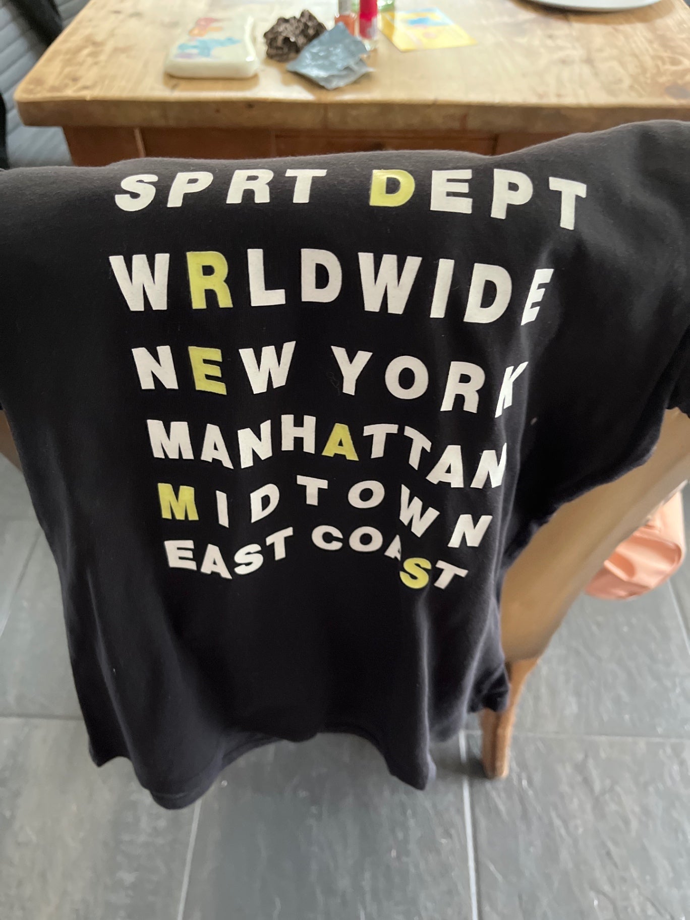 H&M T-Shirt Schwarz mit Druck
