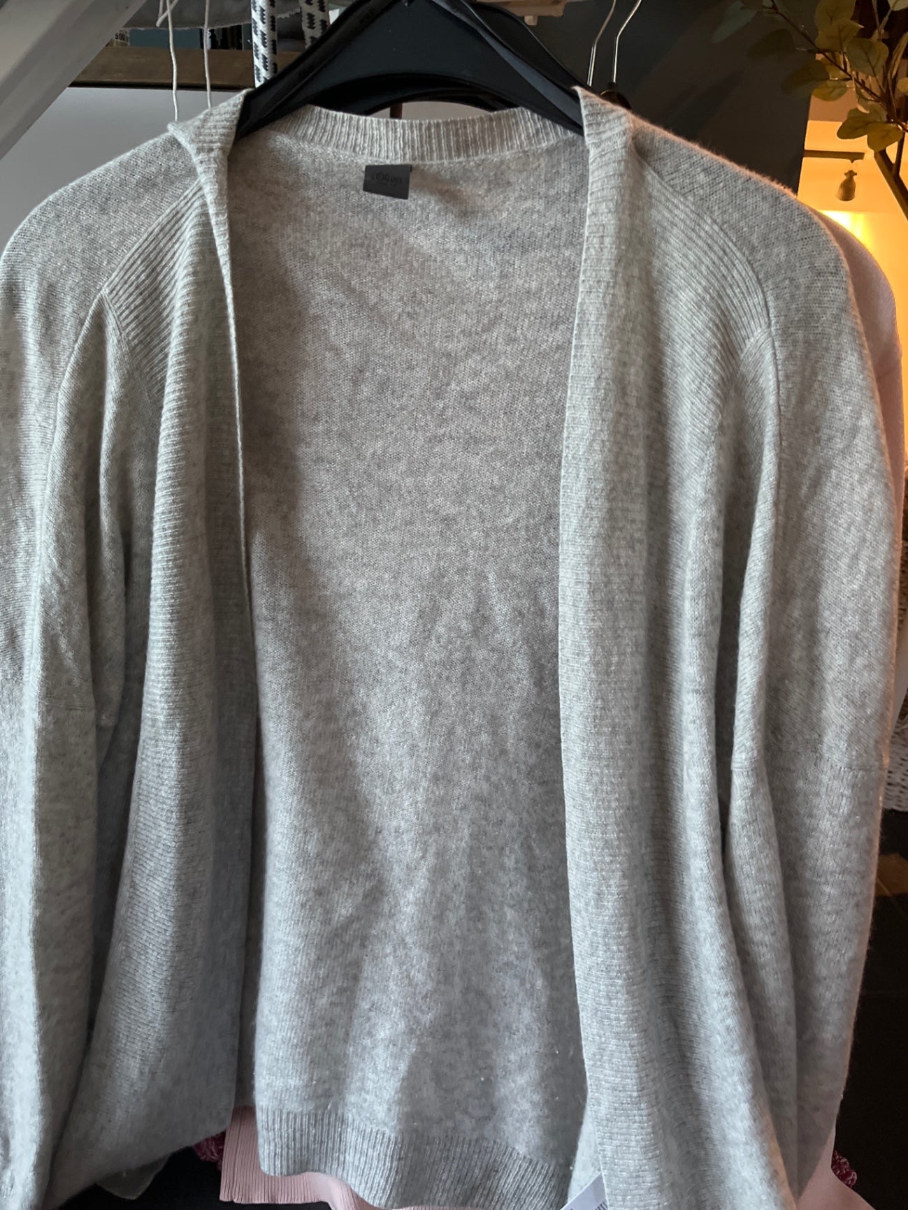 s.Oliver Cardigan Grau 100%Kaschmir