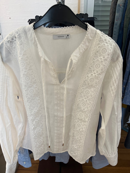 Reserved Bluse Weiß
