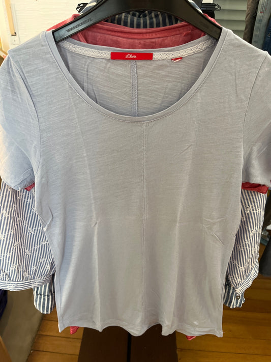s.Oliver T-Shirt Hellblau