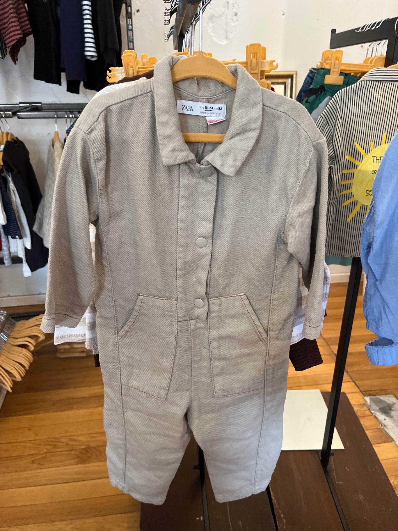 Zara Overall Beige