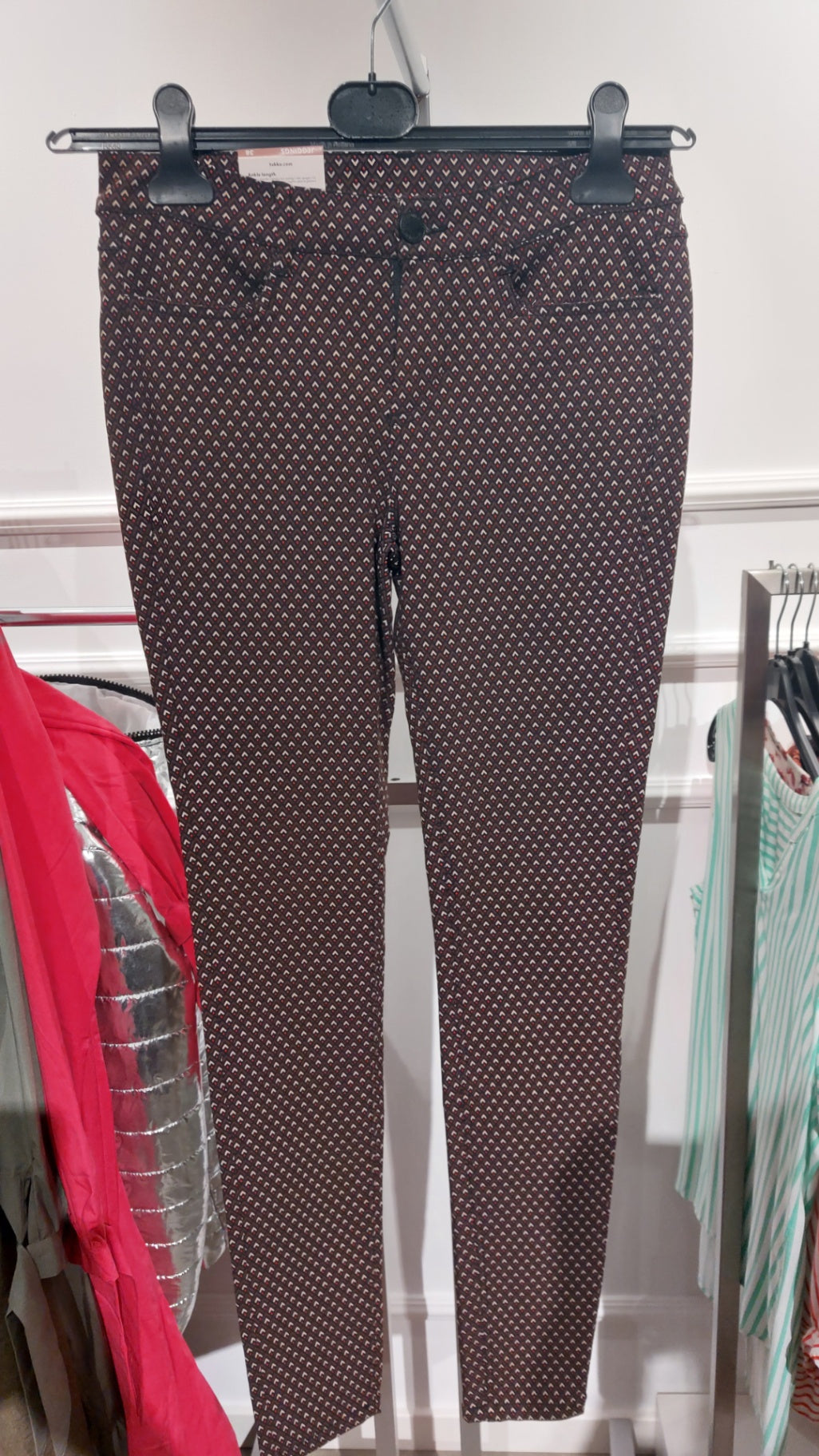 Takko Jeggings Braun mit Muster