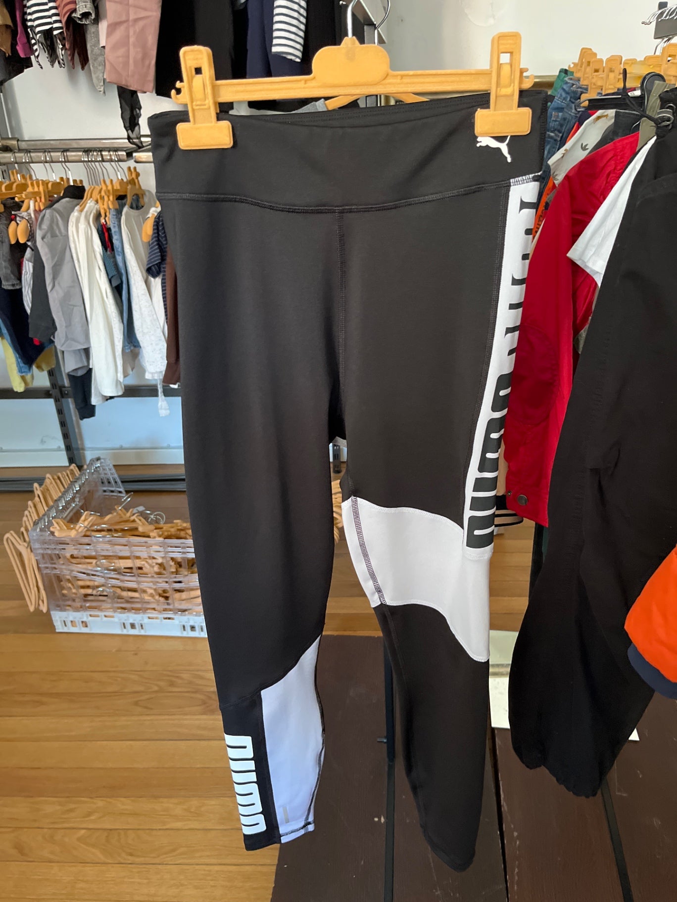 Puma Leggings Schwarz und Weiß