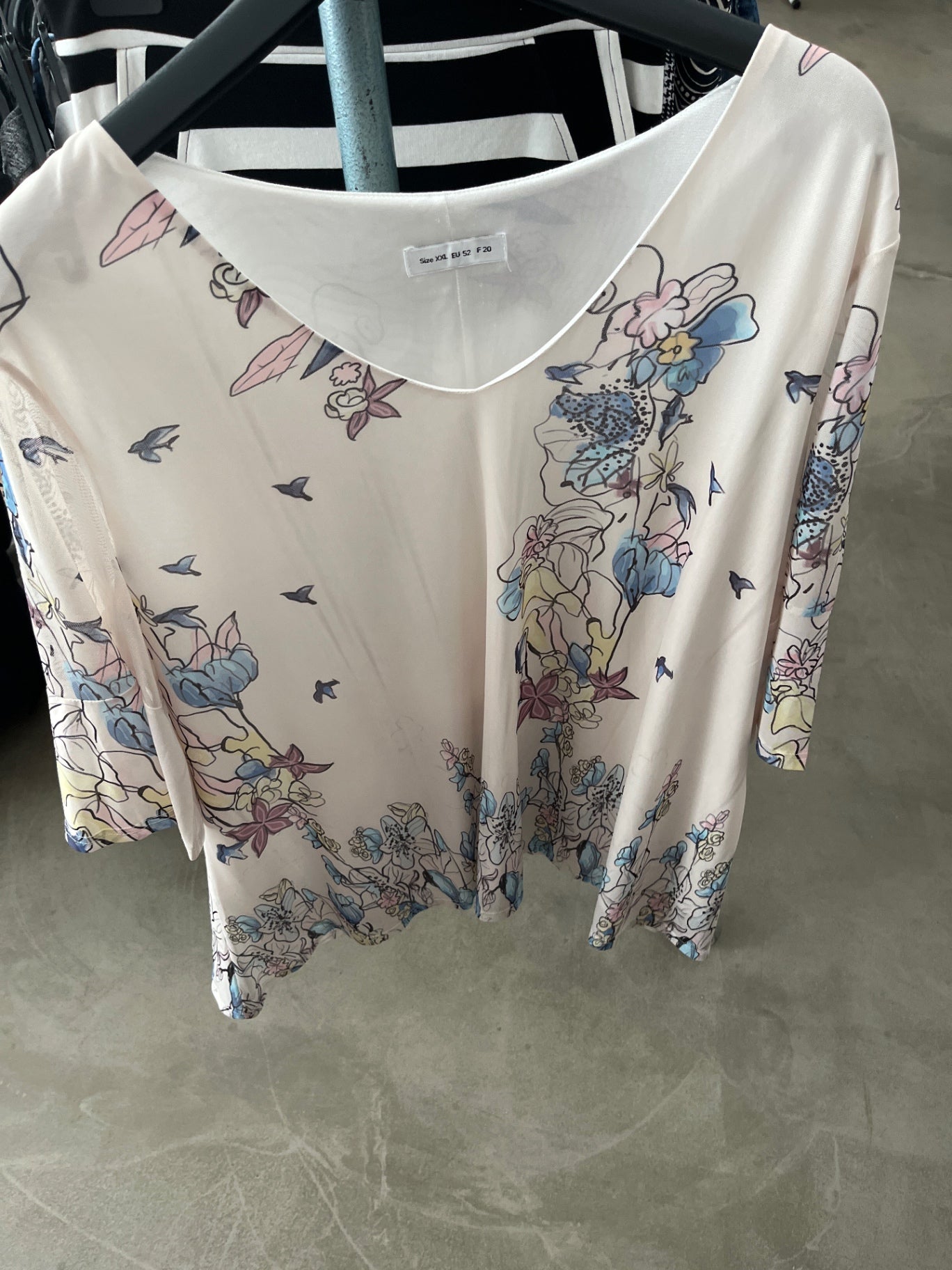 Unbekannt Bluse Mehrfarbig