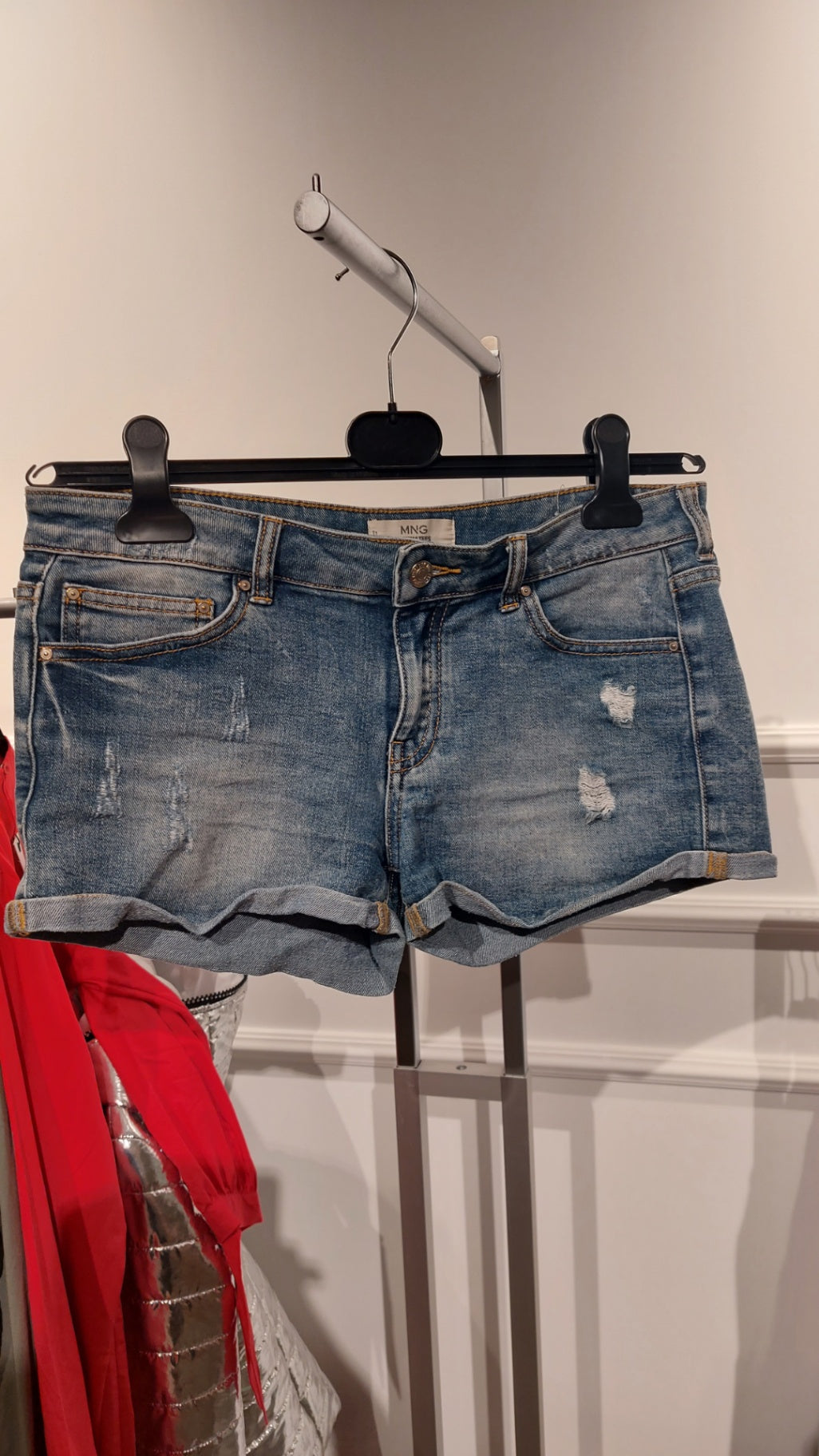 Mango Shorts Blau