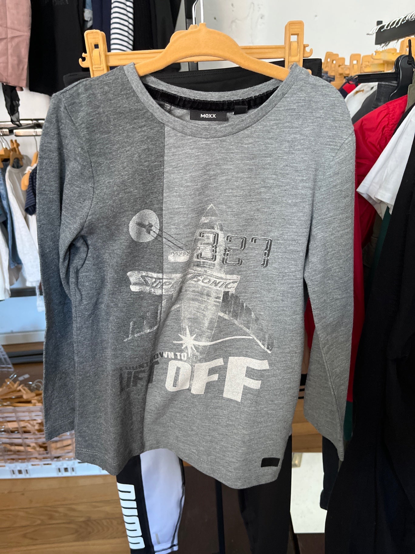 Mexx Langarmshirt Grau