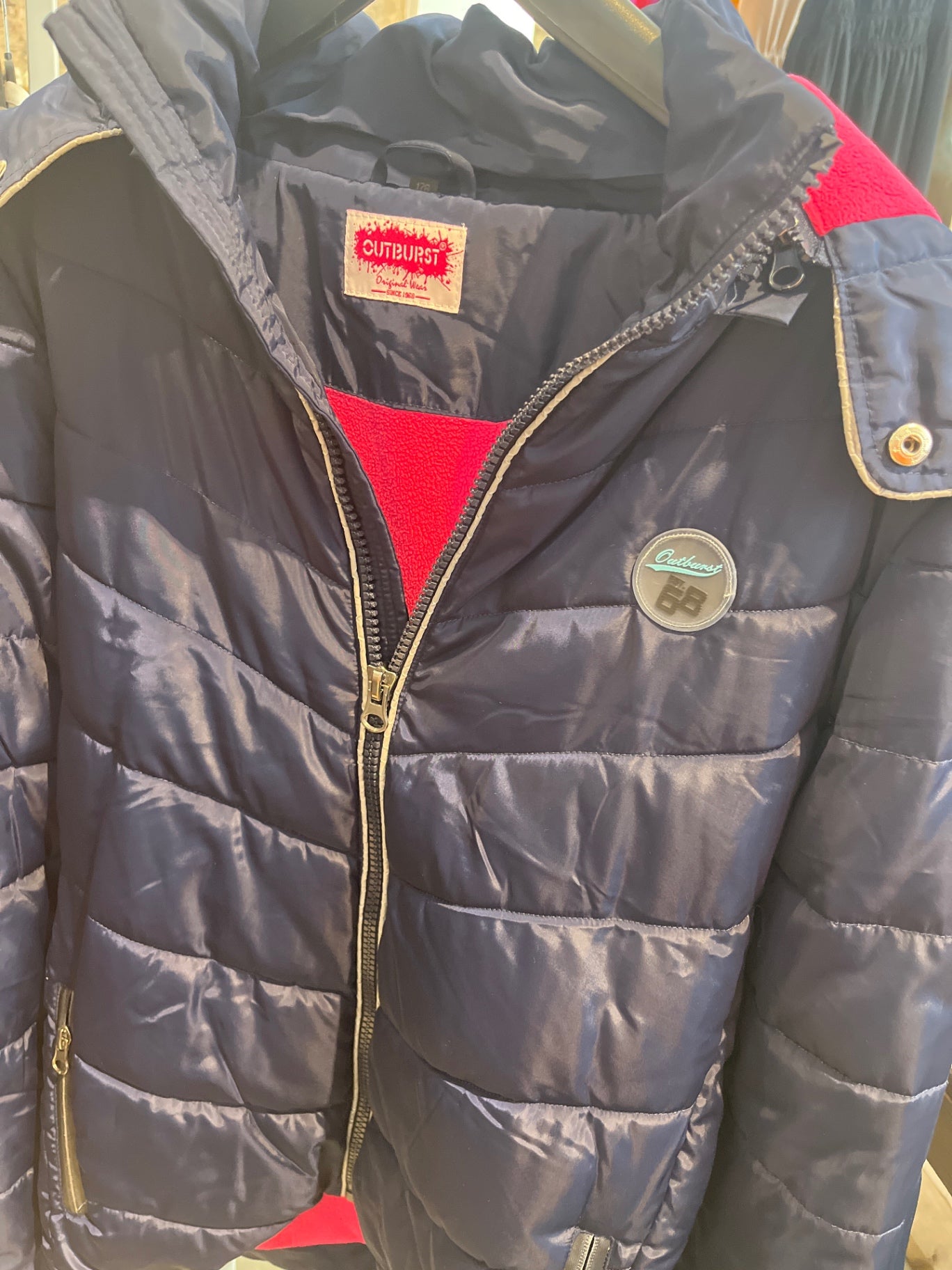 Outburst Jacke Blau, pink