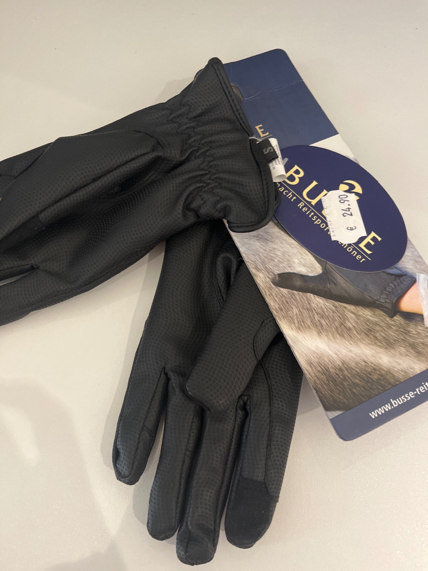 Busse Reithandschuhe  Schwarz