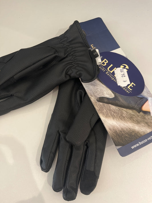 Busse Reithandschuhe  Schwarz