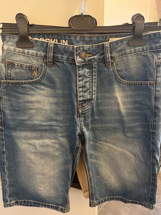 Rocklin Jeans-Bermuda Blau