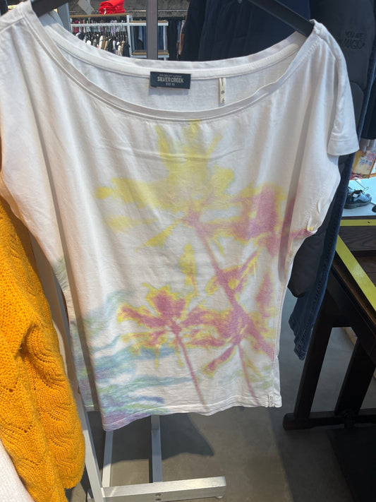Silvercreek T-Shirt Weiß, Muster