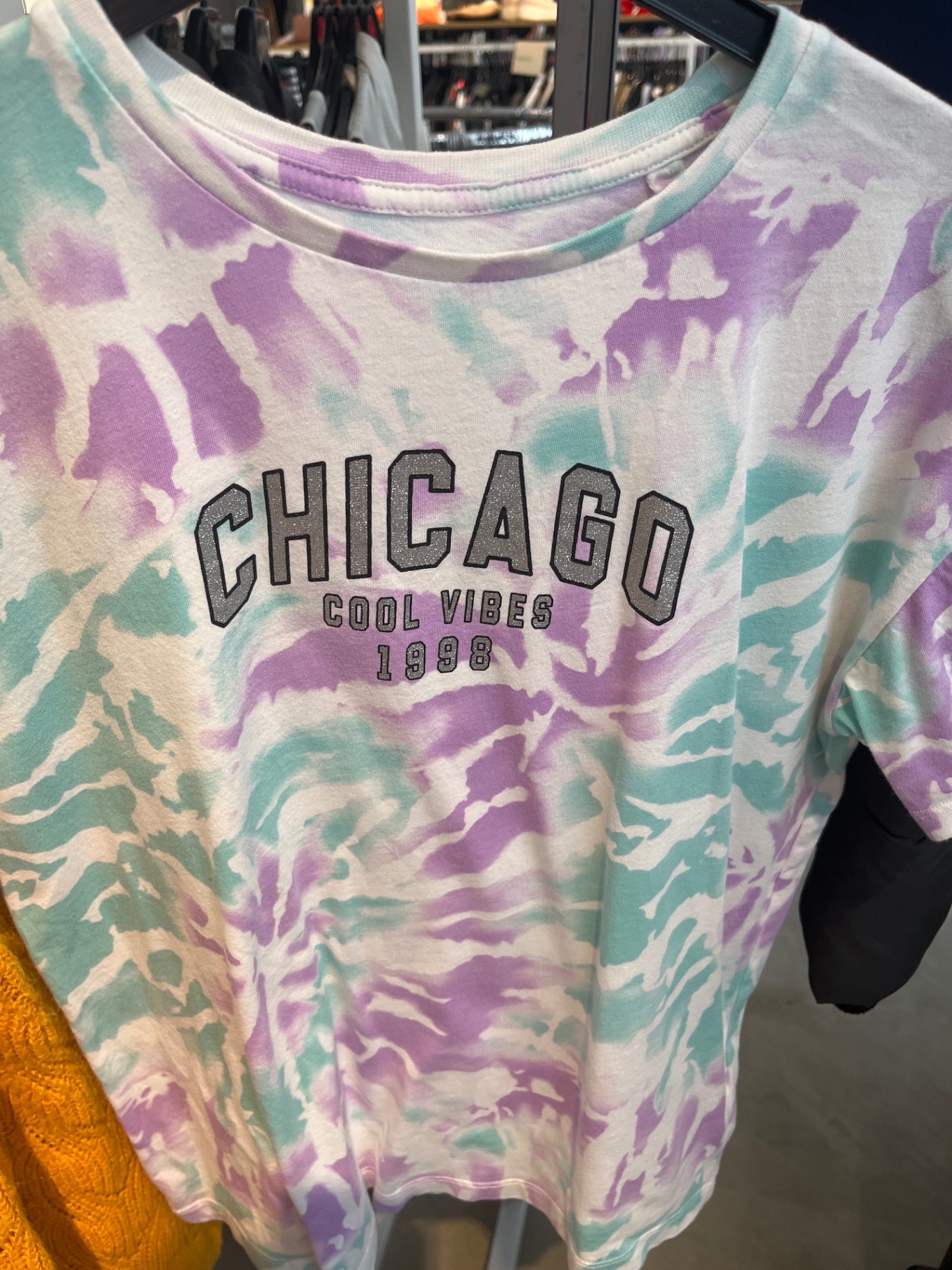 C&A T-Shirt Mehrfarbig (Weiß, Lila, Türkis)