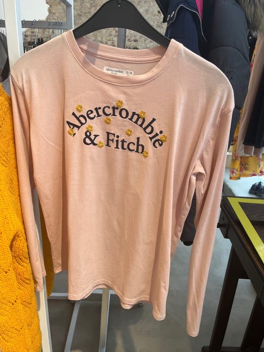 Abercrombie & Fitch Langarmshirt Rosa