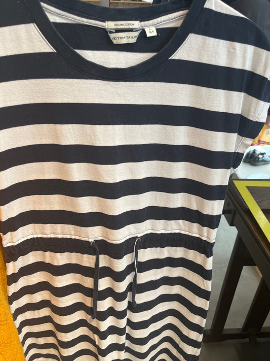 Tom Tailor Kleid Blau und Weiß gestreift