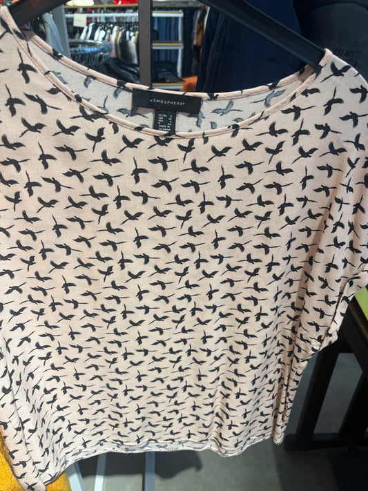 Atmosphere T-Shirt Rosa, Schwäne