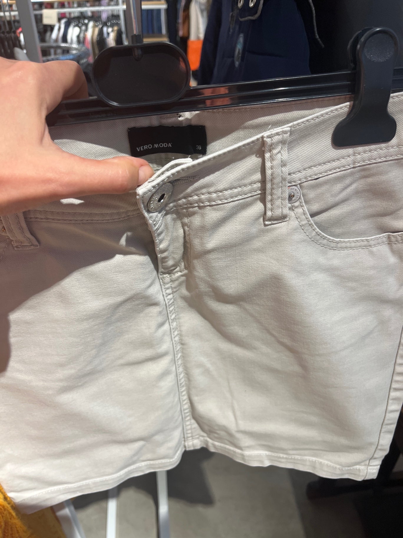 Vero Moda Jeansrock Beige