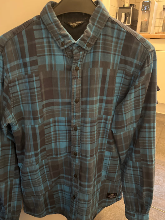 Core by Jack & Jones Hemd Blau kariert