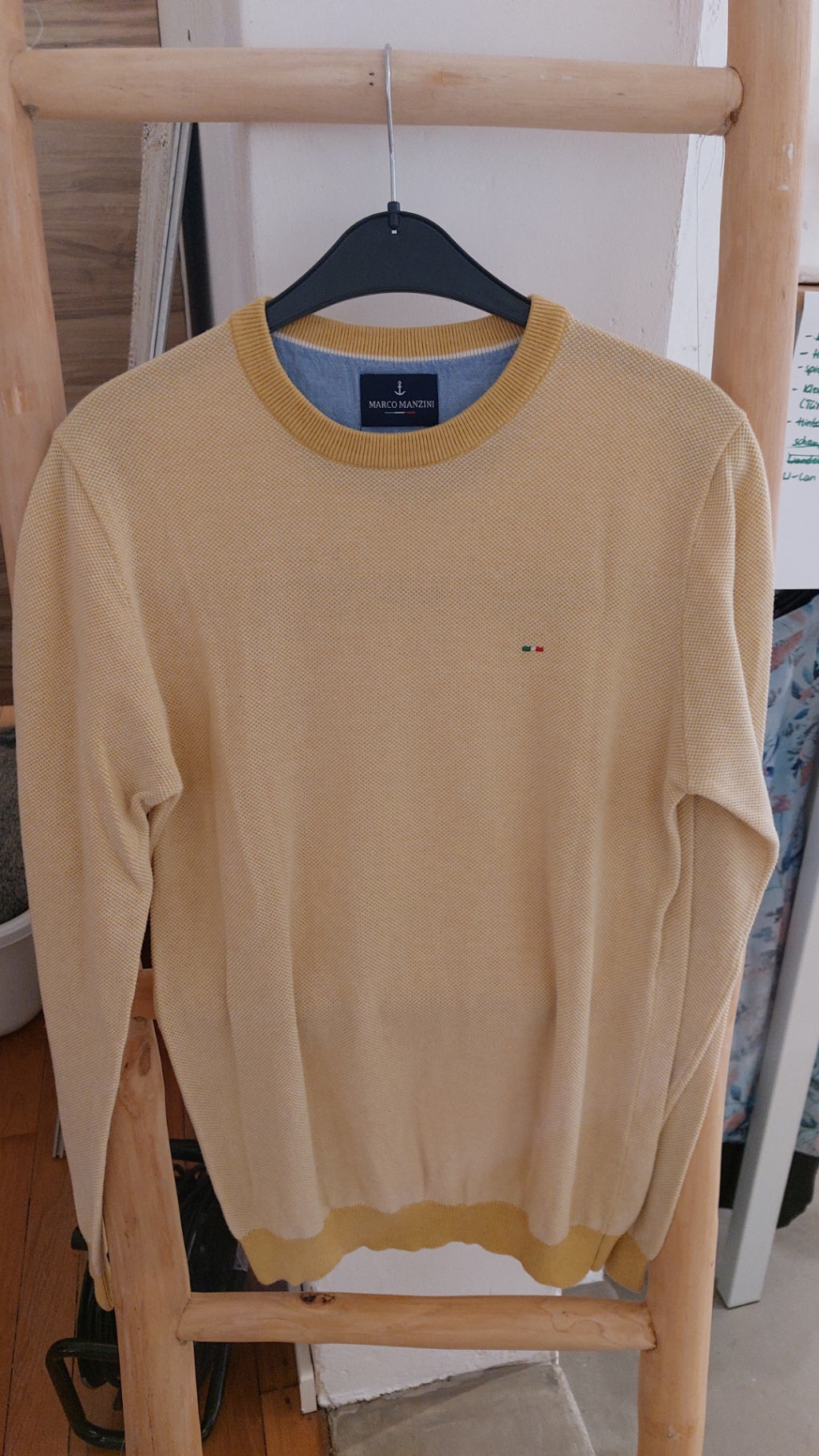 Marco Manzini Pullover Gelb