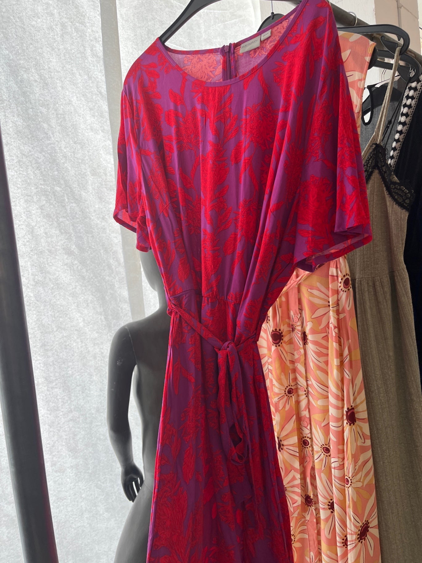 Blue Motion Kleid Rot und Lila
