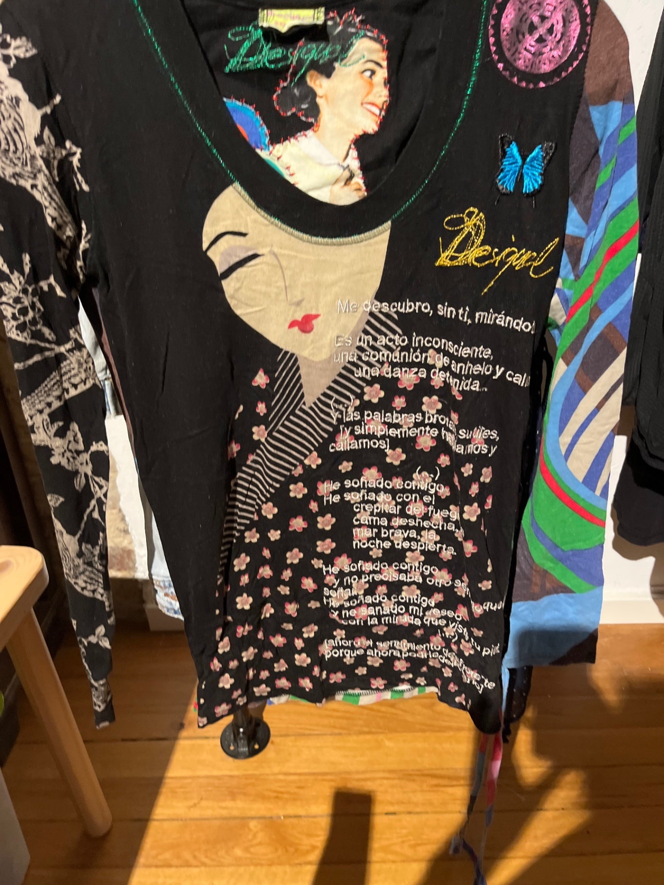 Desigual Langarmshirt Mehrfarbig