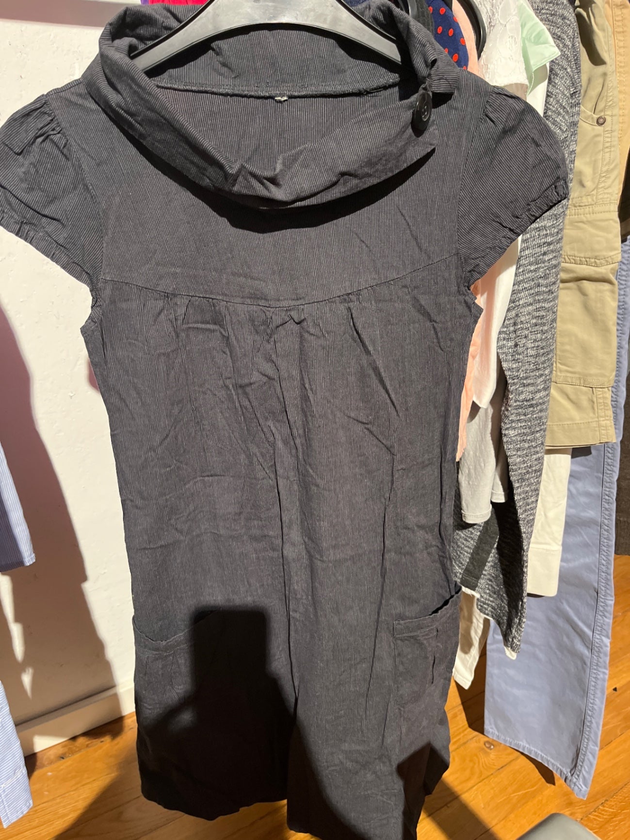 Unbekannt Kleid Dunkelgrau