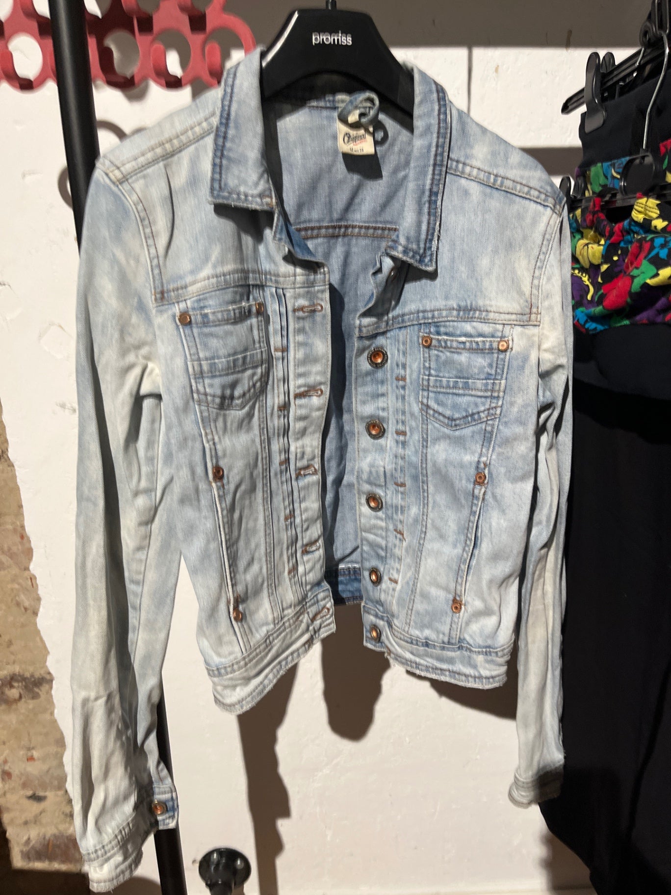 Bershka  Jeansjacke Hellblau