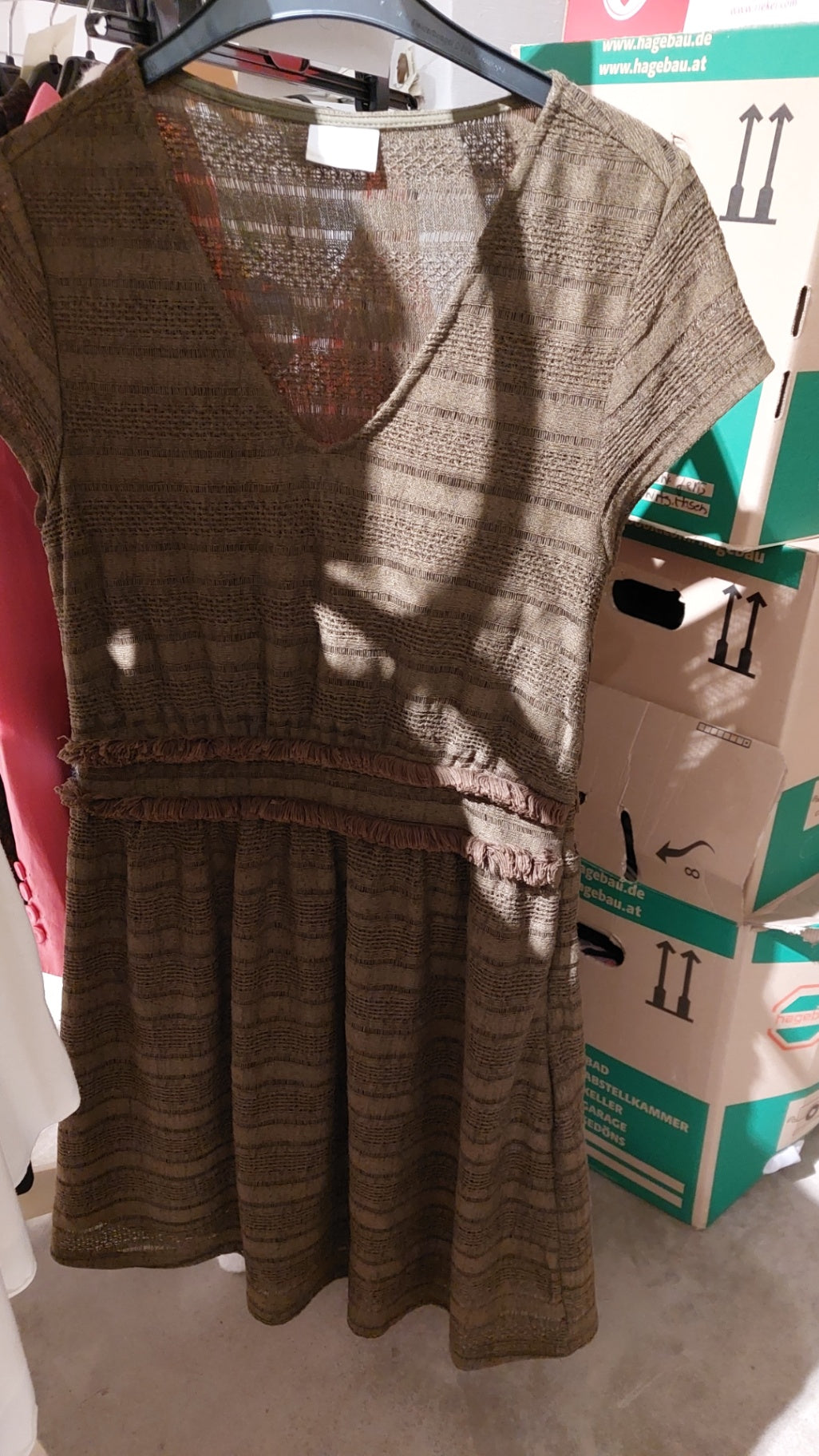 Vila Kleid Olivgrün