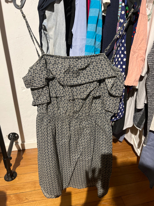 Roxy Sommerkleid Schwarz und Weiß
