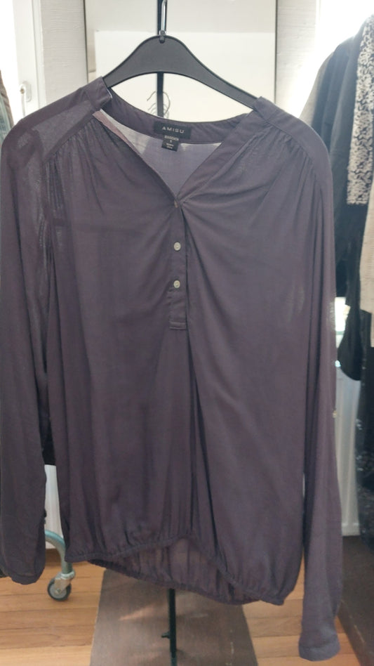 Amisu Bluse Grau