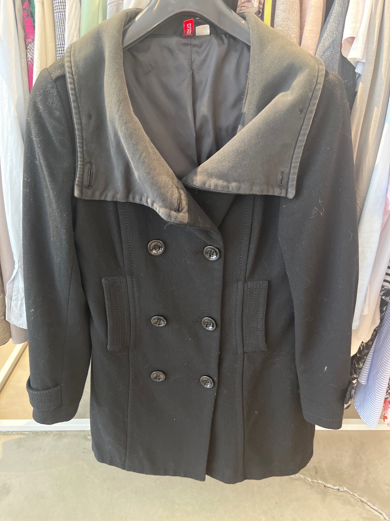 H&M Mantel Schwarz