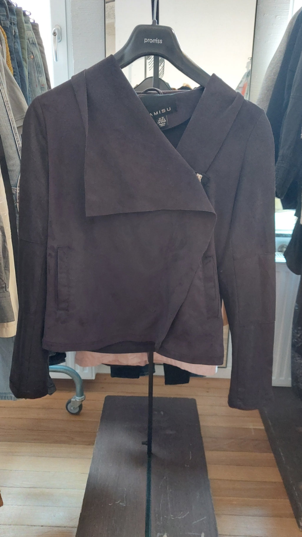 Amisu Jacke Schwarz