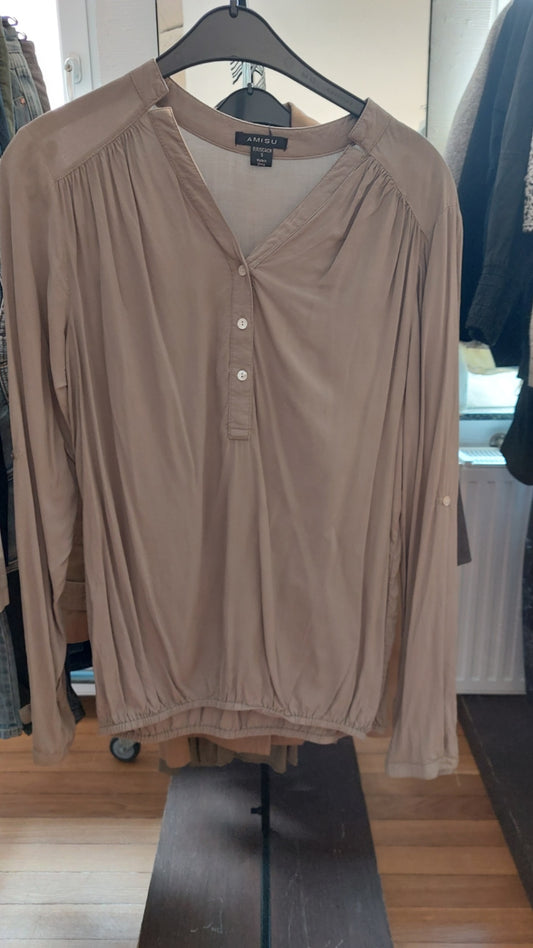 Amisu Bluse Beige