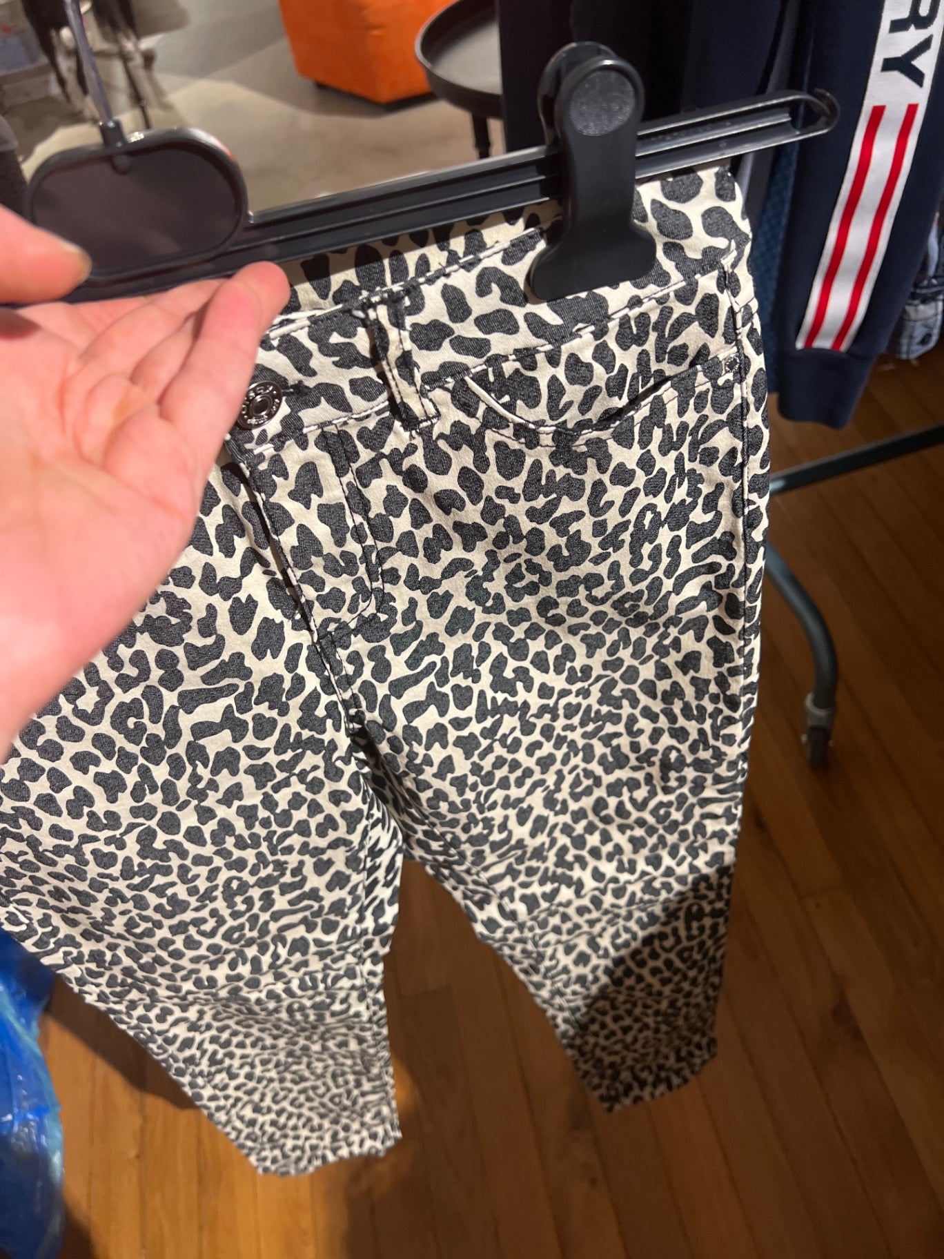 Orsay Hose Schwarz und Weiß