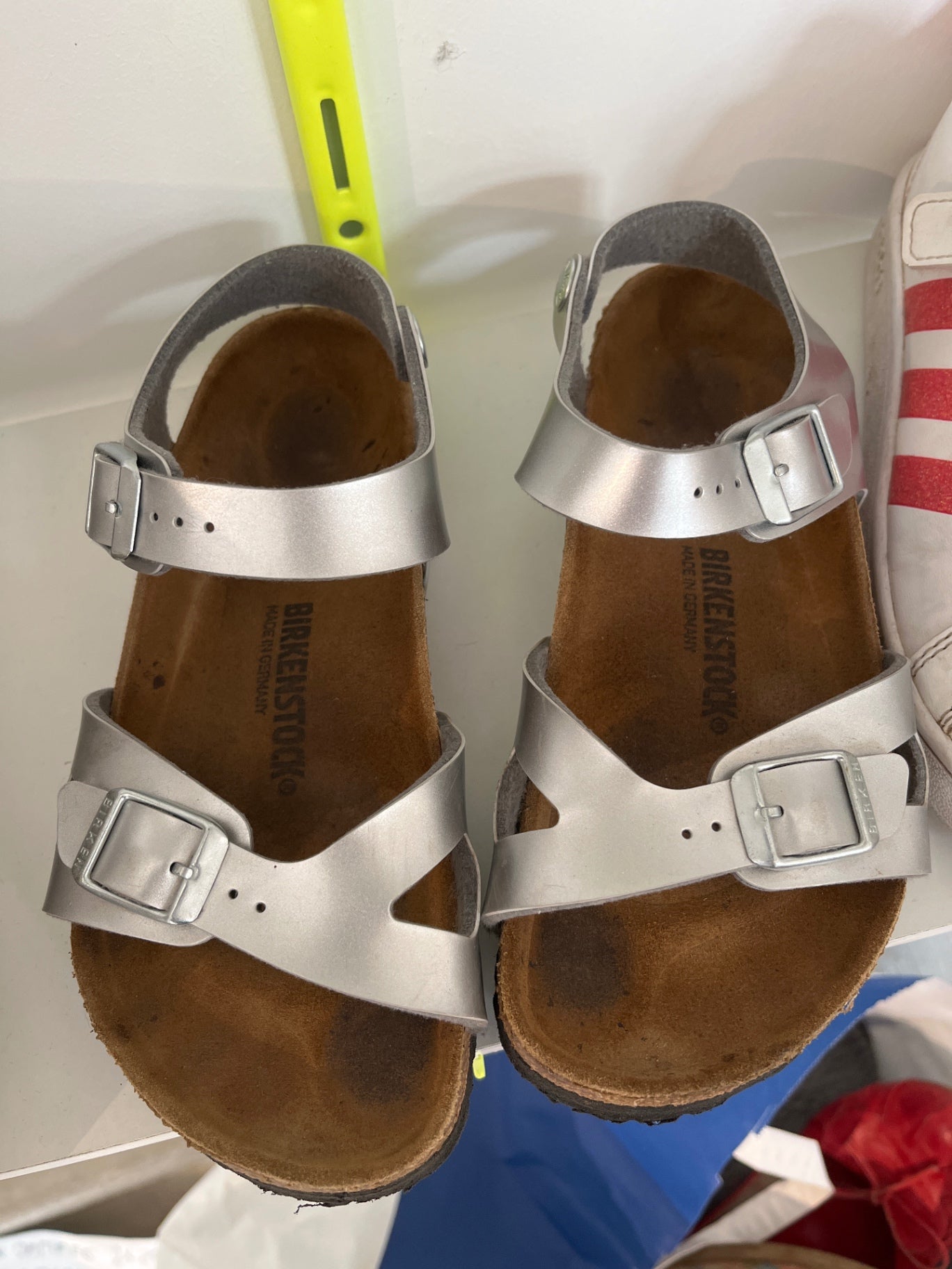 Birkenstock Sandalen Silber